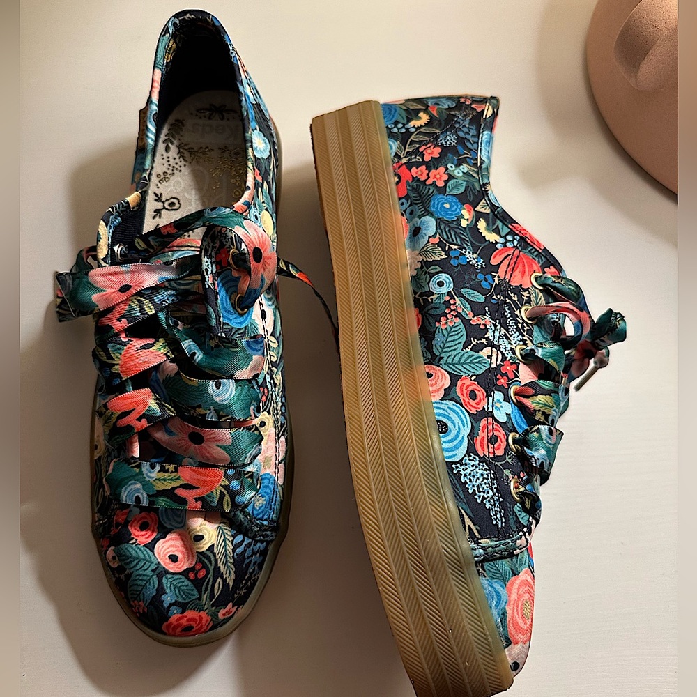 Keds x Rifle Paper Co tennis shoes BN size 7